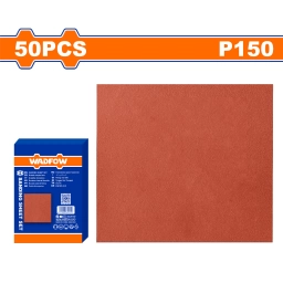 PACK X 50 LIJAS PAPEL P MADERA GRANO 150 WADFOW WSM2505