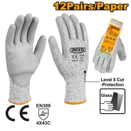PAR DE GUANTES ANTICORTE XL HGCG02-XL INGCO