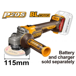 AMOLADORA A BATERIA 20V BRUSHLESS 4 12 115M INGCO CAGLI21154