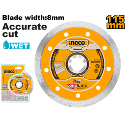DISCO CONTINUO 115MM 4 1/2 X 22.2MM INGCO DMD021152