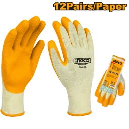 GUANTES LATEX XL INGCO HGVL05