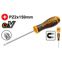 DESTORNILLADOR POZI DRIVE PZ2 X 150MM INGCO HSDSPZ2150