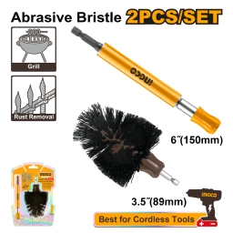 SET X 2 CEPILLO Y PROLONGADOR 150MM P TALADRO INGCO WCBH0301