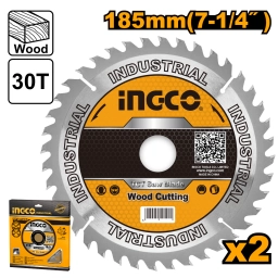 SET X2 DISCOS (7-1/4") 30D INGCO TSB118510