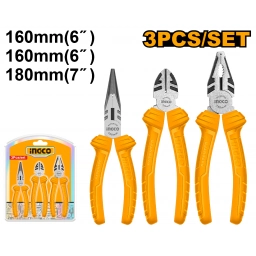 SET X 3 PINZAS  INGCO HKPS08311