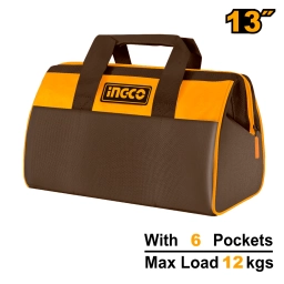 BOLSO 13" CON 6 BOLSILLOS INGCO HTBG281328