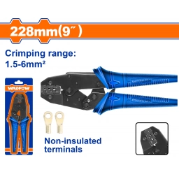 PINZA CRIMPEADORA COMPRIMIR TERMINALES 1.5-6MM2 WADFOW WCP2609