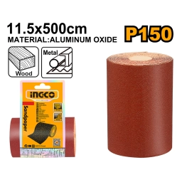 ROLLO LIJA GRANO 150 11.5X500CM INGCO AKHS15065