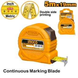 CINTA METRICA 5MTX19MM DOBLE IMPRESION INGCO HSMT39519