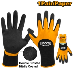 GUANTES DE NITRILO CON REVESTIMIENTO ENDURECIDO HGNF01