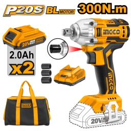 LLAVE DE IMPACTO A BATERIA 20V SCARONES ALL IN ONE INGCO CIWLI2001