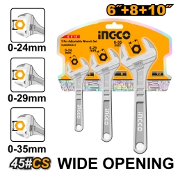 SET X 3 LLAVES FRANCESAS INGCO HADWK031