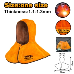 GORRO SOLDADOR DE CUERO HGV0301