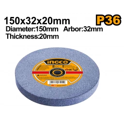 PIEDRA AMOLADORA RECTA 150X32X20MM GRANO 36 AGW1506029