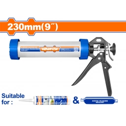 PISTOLA DE APLICAR SILICONA PRO 230MM 9" ALUMINIO 51MM