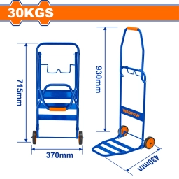 CARRO CARGA PLEGABLE LIVIANO PARA 30KG WWB9A03