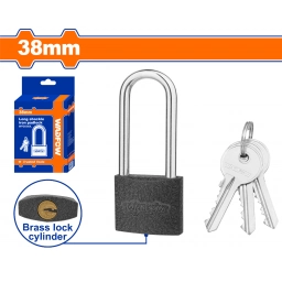 CANDADO HIERRO 38MM ARO LARGO  38MM 144G 3 LLAVES  WPD5540L