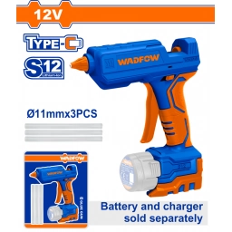 PISTOLA APLICAR SILICONA 12V S12 15-18GMIN  WLU1412