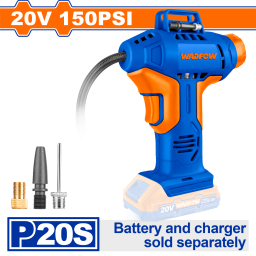 INFLADOR COMPRESOR A BATERIA 20V P20S 150PSI 10.5 BAR WADFOW WLN2520