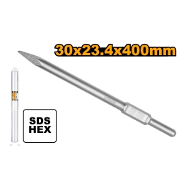 PUNTA ENCASTRE SDS HEX 30X400 MM PARA MODELO PDB17008 INGCO DBC03340011