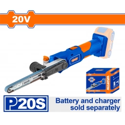 MINI LIJADORA DE BANDA  A BATERIA 20V P20S BATERIA WADFOW WLBS1501 S/BAT S/CARG