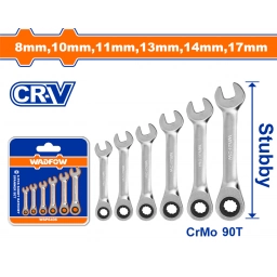 SET X 6 LLAVES COMBINADAS C CRIQUE WADFOW WSP6406
