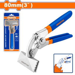 PINZA DOBLADA CERRADOR PERFILES CHAPA 80MM 3 WADFOW WZB8002