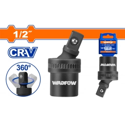 ADAPTADOR ARTICULADO 360� DADO DE IMPACTO 1/2" UNIVERSAL WADFOW WMS4212