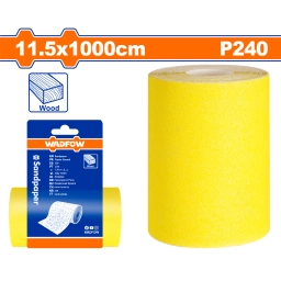 ROLLO LIJA GRANO 240 11.5 X 1MT AMARILLA WADFOW WSM24012