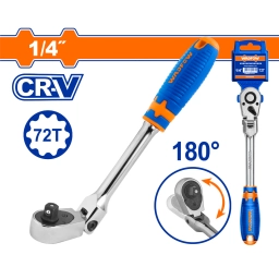 CRIQUE 1/4" CABEZA FLEXIBLE 180° CR-V WADFOW WRW4214