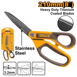 TIJERA 8" 210MM ACERO INOX USO RUDO INGCO HSCRS812108 