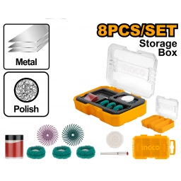 SET 8PCS ACCESORIO MINI TORNO AKMG5008