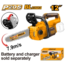 MOTOSIERRA A BATERIA 20V 12" P20S A BAT INGCO CGSLI20128