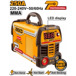 SOLDADORA INVERTER 250AMP LED DISPLAY IGBT INGCO ING-MMA25069