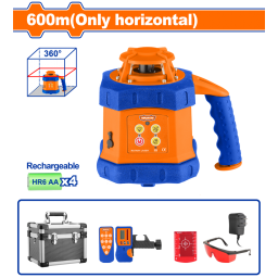NIVEL LASER AUTONIVELANTE SOLO HORIZONTAL ROTATIVO 360� C CONTROL REMOTO WADFOW WLE6B01