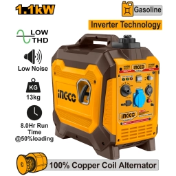 GENERADOR INVERTER 1.1KW 1100W INGCO