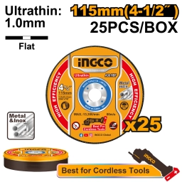 LATA DISCO X25 UNIDADES 4 1/2" 115MM X 1.0M ULTRAFINO MCD11011525