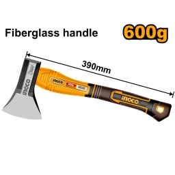 HACHA 600GR 390MM MANGO FIBRE INGCO HAX081600