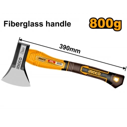HACHA 800GR 390MM MANGO FIBRA INGCO HAX081800