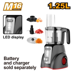 MULTI PROCESADORA A BATERIA 16V M16 SIN BAT SIN CARG INGCO CFP026K