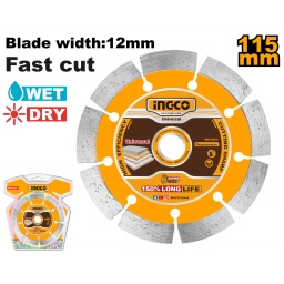 DISCO DIAMANTADO 115MM 4 1/2 CERAMICA CORTE R�PIDO EN SECO Y H�MEDO DMD0111513