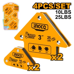 SET X 4 ESCUADRA MAGNETICA INGCO AMWH4062 
