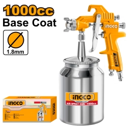 PISTOLA PINTAR TACHO BAJO BASE COAT 1000CC 1.8MM INGCO ASG3105
