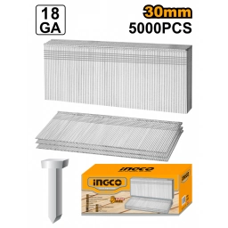 CLAVOS CAJA X 5000 UNIDADES 8GA 30MM INGCO ANA18301