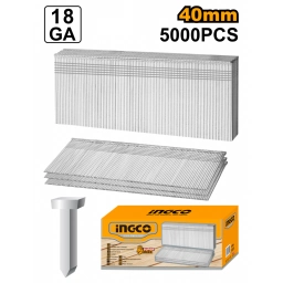CLAVOS CAJA X 5000 UNIDADES 18GA 40MM INGCO ANA18401