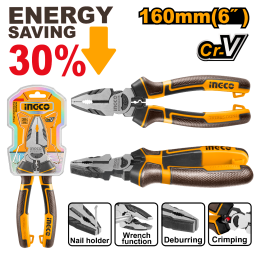 PINZA COMBINADA UNIVERSAL CR-V 160MM 6" INGCO HHCP28160