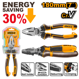 PINZA COMBINADA UNIVERSAL CR-V 180MM 7" INGCO HHCP28180