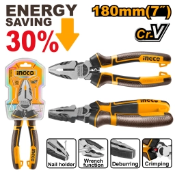 PINZA COMBINADA UNIVERSAL CR-V 180MM 7" INGCO HHCP28180