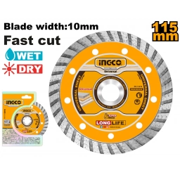 DISCO TURBO 115MM 4 1/2" X 22.2MM INGCO DMD031152