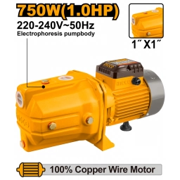 BOMBA AGUA 750W JET AUTOCEBANTE 55L/MIN INGCO JP07508